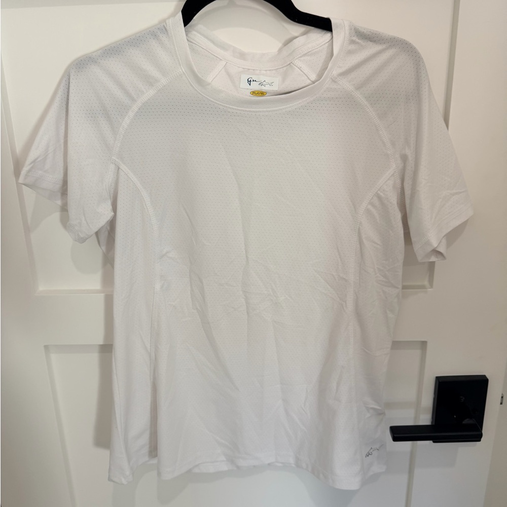 Greg Norman Collection White Short Sleeve Tee